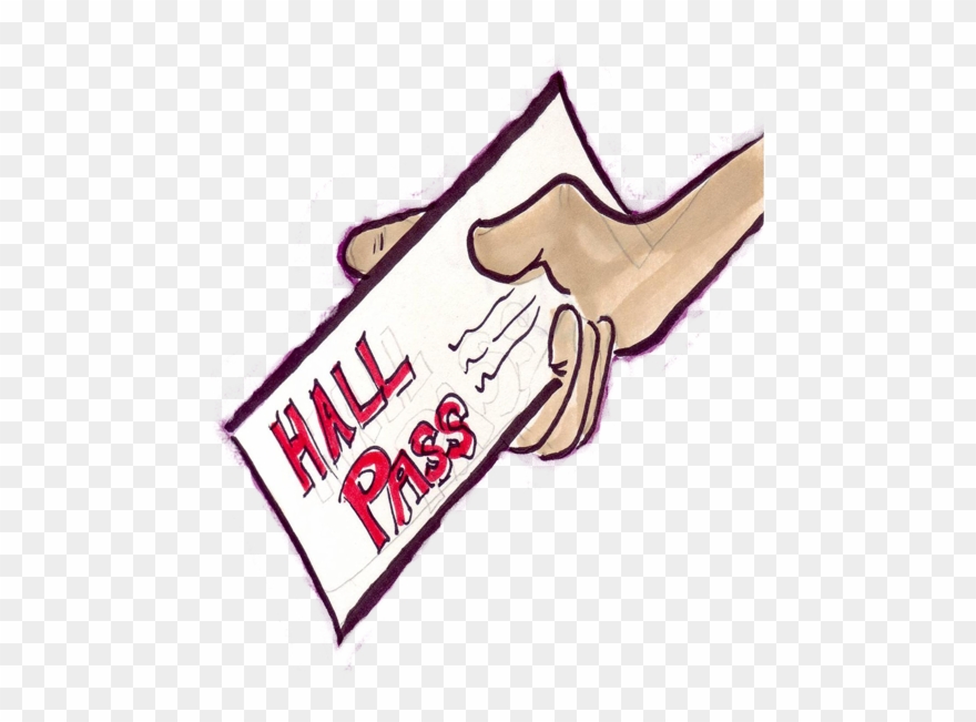 Hall Pass Clipart - Png Download
