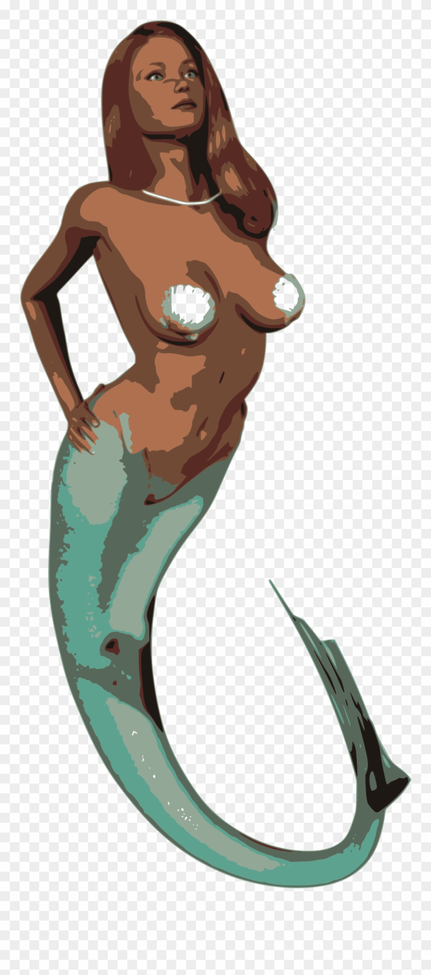 Big Image - Sea Maid Beach Towel Clipart