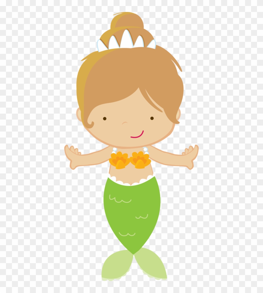 Mermaids - Sirena Y Triton Dibujo Clipart