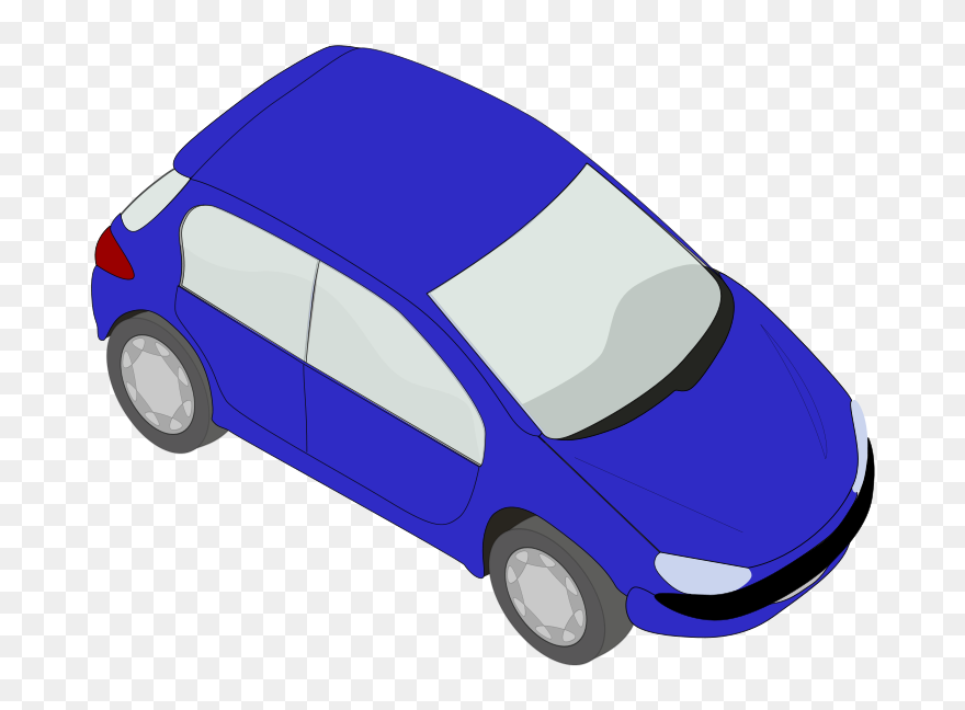Blue Car Clipart Color Blue - Car Key Vector Transparent Png