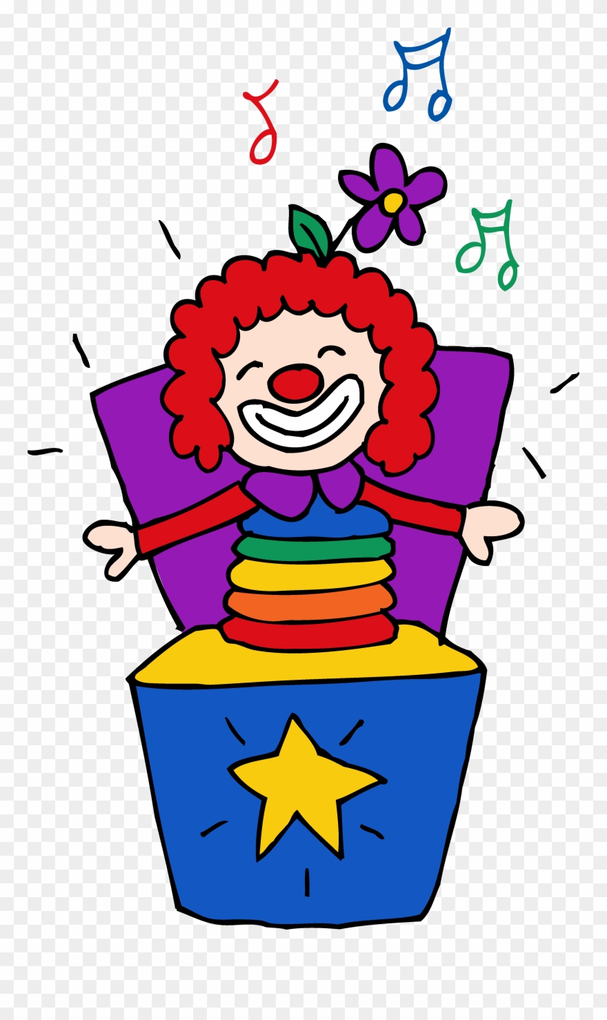 Free Shells Clipart, Download Free Clip Art, Free Clip - Cute Jack In The Box - Png Download