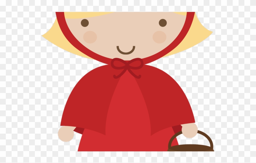 Red Riding Hood Clipart Storybook Character - Little Red Riding Hood Svg Free - Png Download