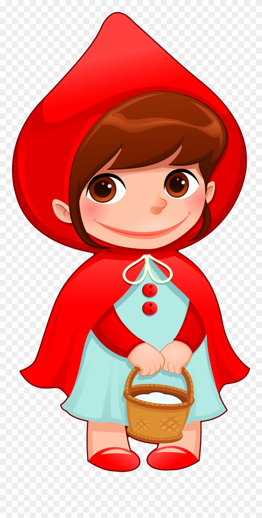 Red Riding Hood, Little Red, Hoods, Anime Dolls, Illustration, - Cartoon Red Riding Hood Clipart