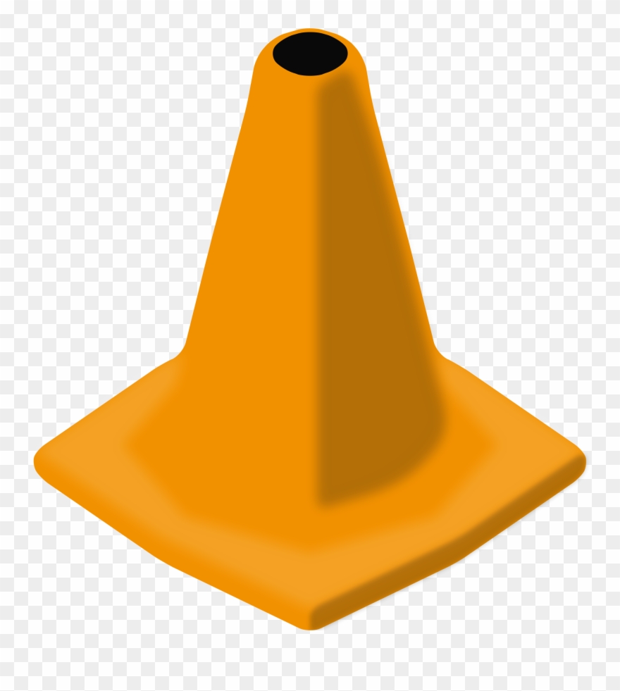 Clipart Royalty Free Stock Caution Clipart Cone - Pylon Clipart - Png Download