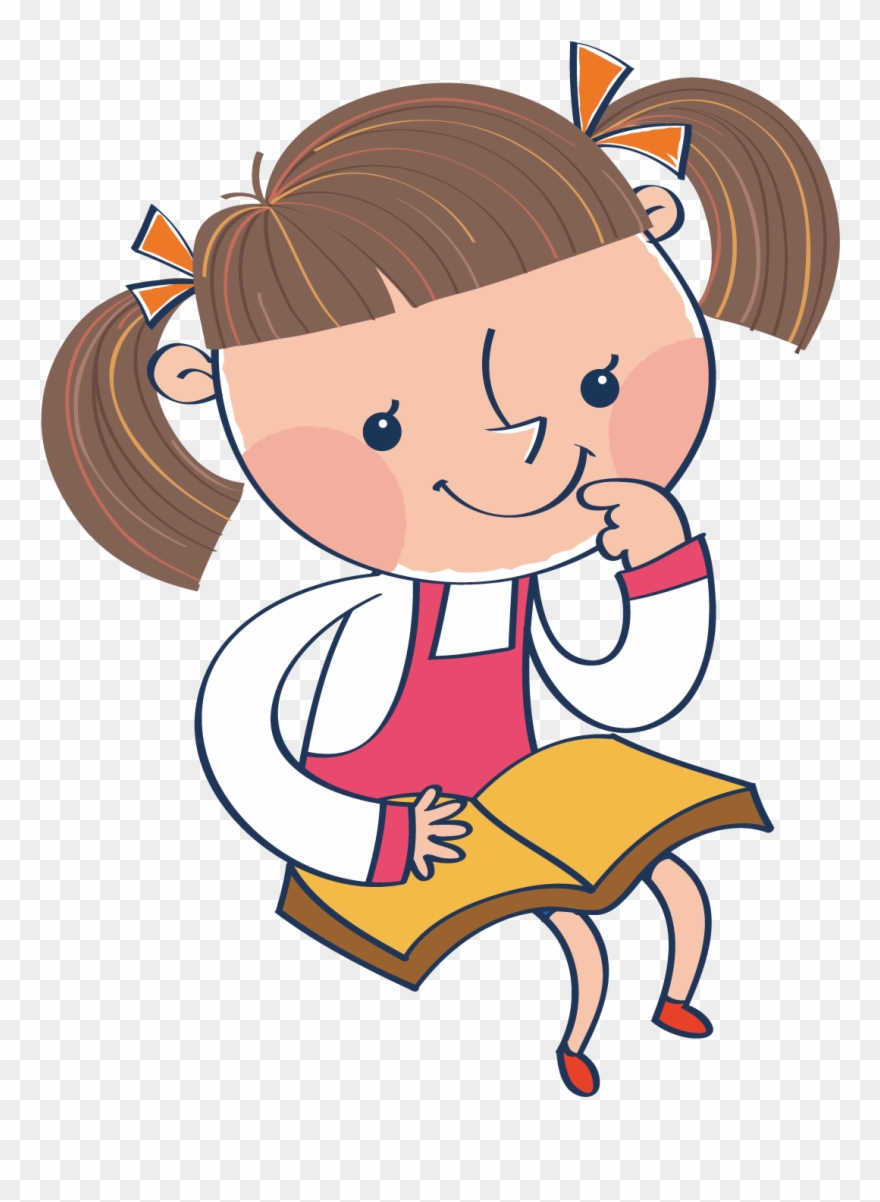 Chica Clip Art - Open Book Clipart For Kids Png Transparent Png