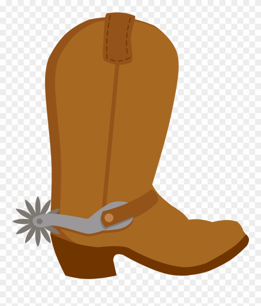 Vector Cowboy Concept - Cowboy Boot Clipart - Png Download