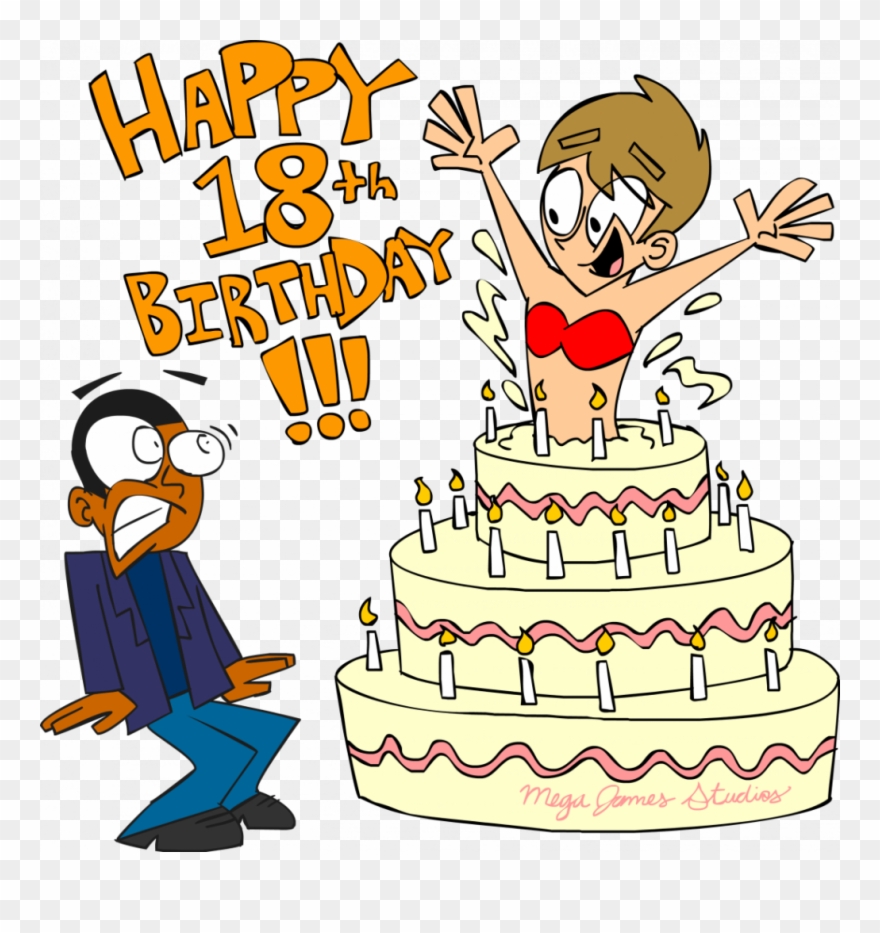 Happy Birthday Images Funny Free - Clipart For 18 Birthday - Png Download