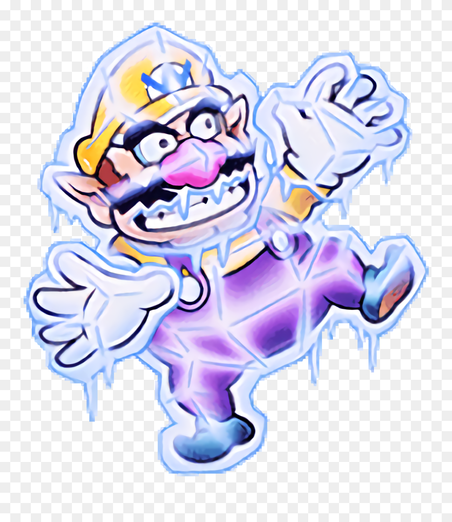 Icicle Clipart Frozen - Frozen Wario - Png Download