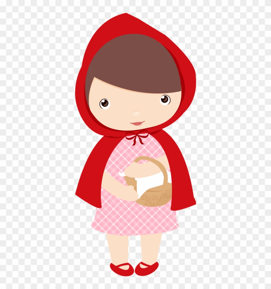 Red Riding Hood Clipart Happy Woman - Little Red Riding Hood No Background - Png Download
