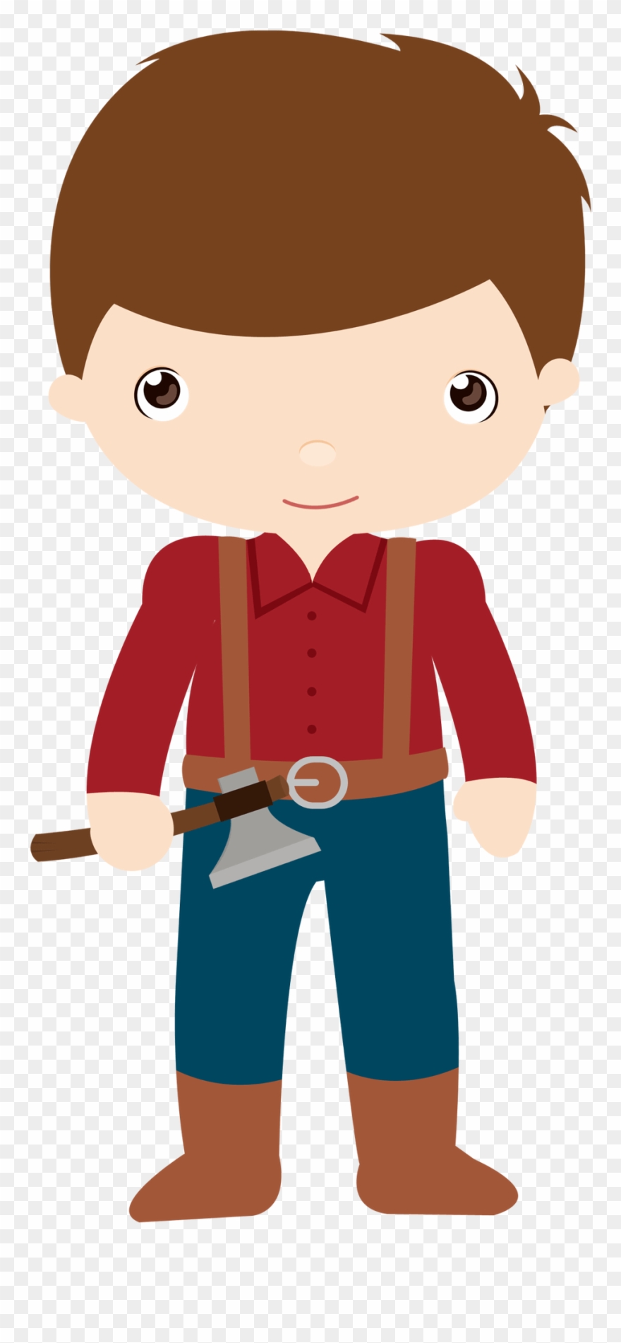 Chapeuzinho Vermelho Ii - Dibujo Del Cazador De Caperucita Roja Clipart