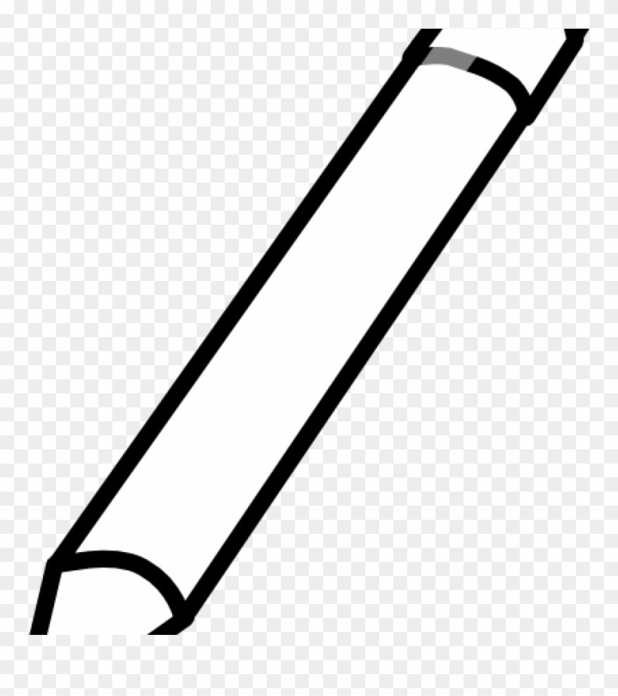 Image Black And White Stock Summer Hatenylo Com Clip - White Pencil Clipart - Png Download