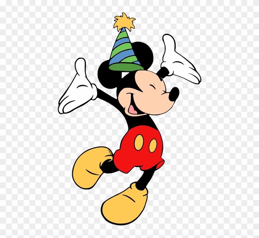 New Mickey Mouse Celebration - Buon Compleanno Mattia Gif Clipart