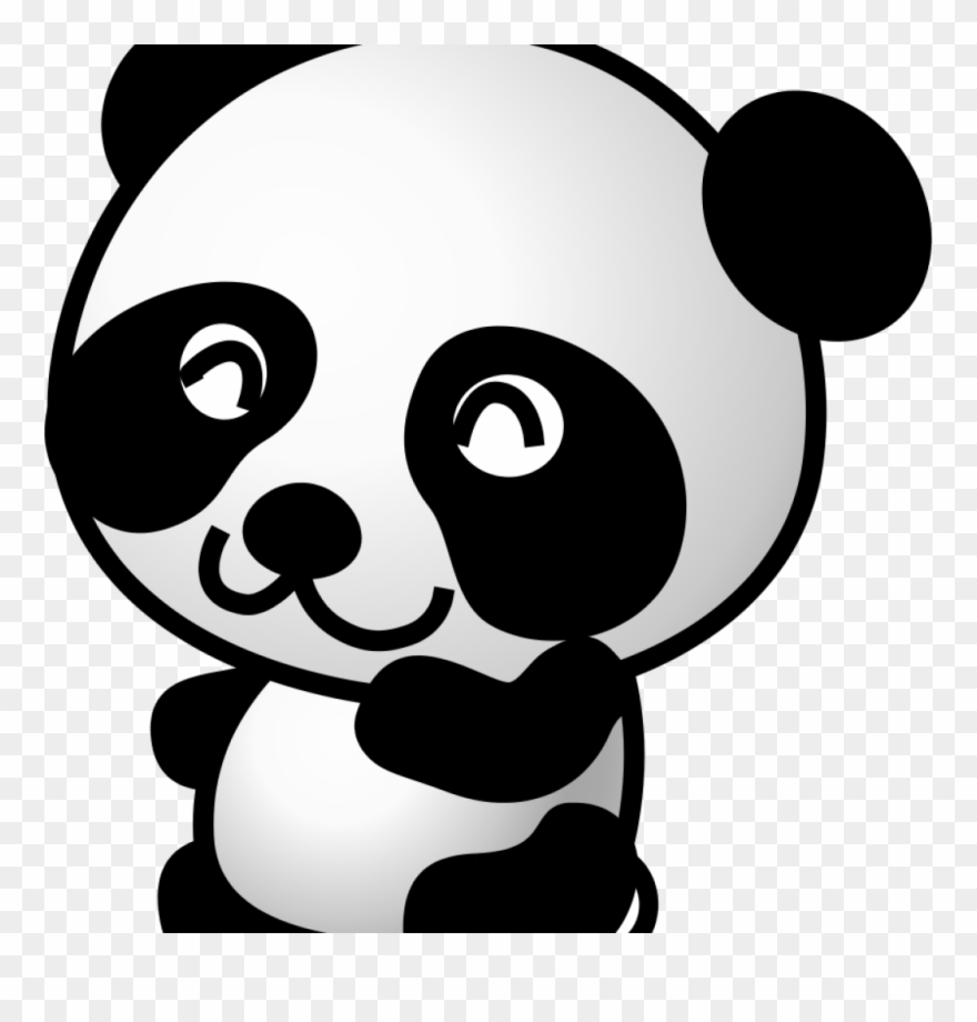 Free Panda Clipart Panda Clipart Images Panda Face - Panda Stencil - Png Download