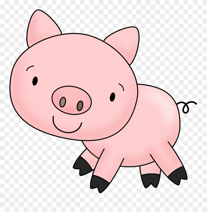 Picture Free Dirty Pigs Clipart - Transparent Background Pig Clipart Png