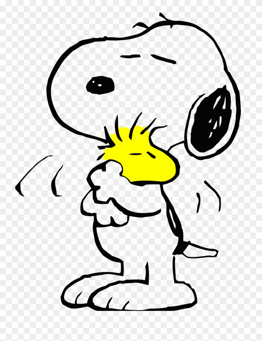 Phone Clipart Snoopy - Snoopy And Woodstock Png Transparent Png