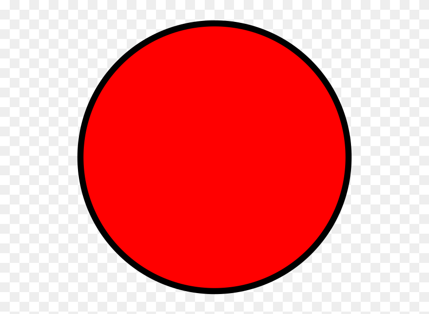 Free Circle Red Cliparts, Download Free Clip Art, Free - Red Circle Black Outline - Png Download