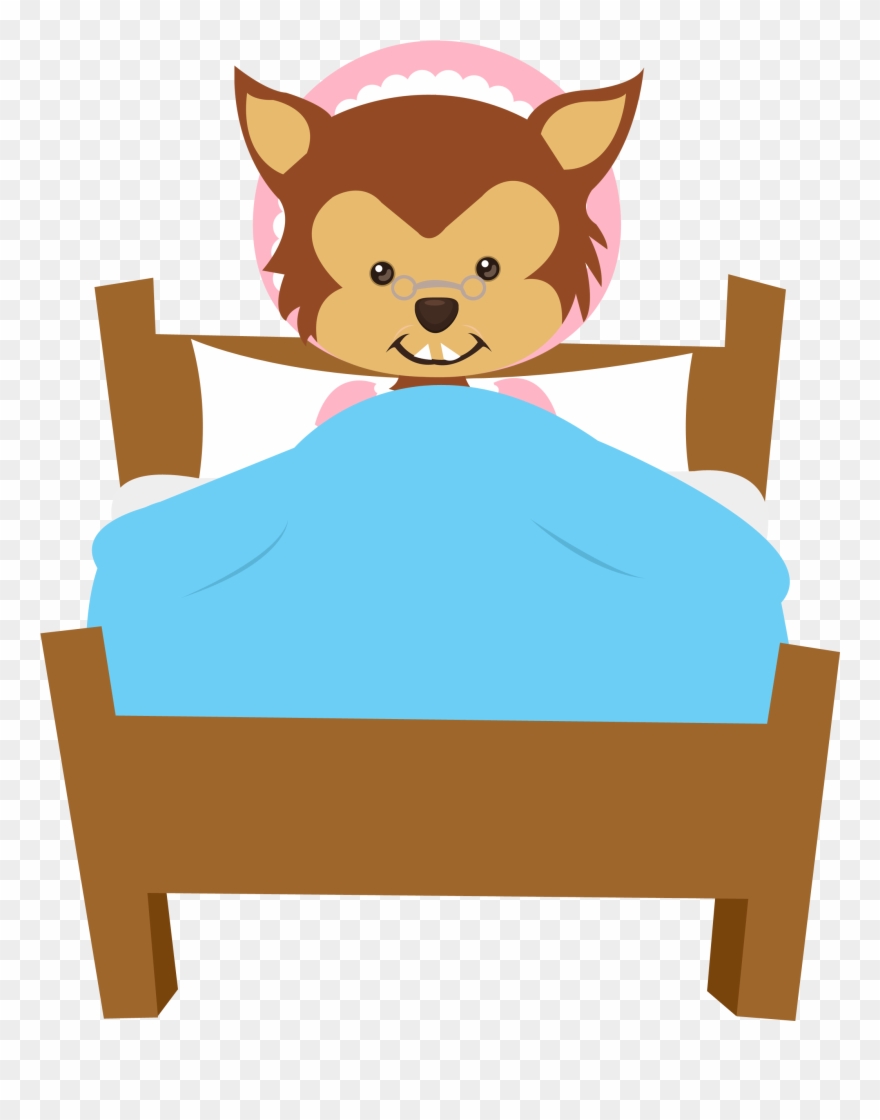 Red Riding Hood Clipart Ridign - Wolf From Little Red Riding Hood Clip Art - Png Download