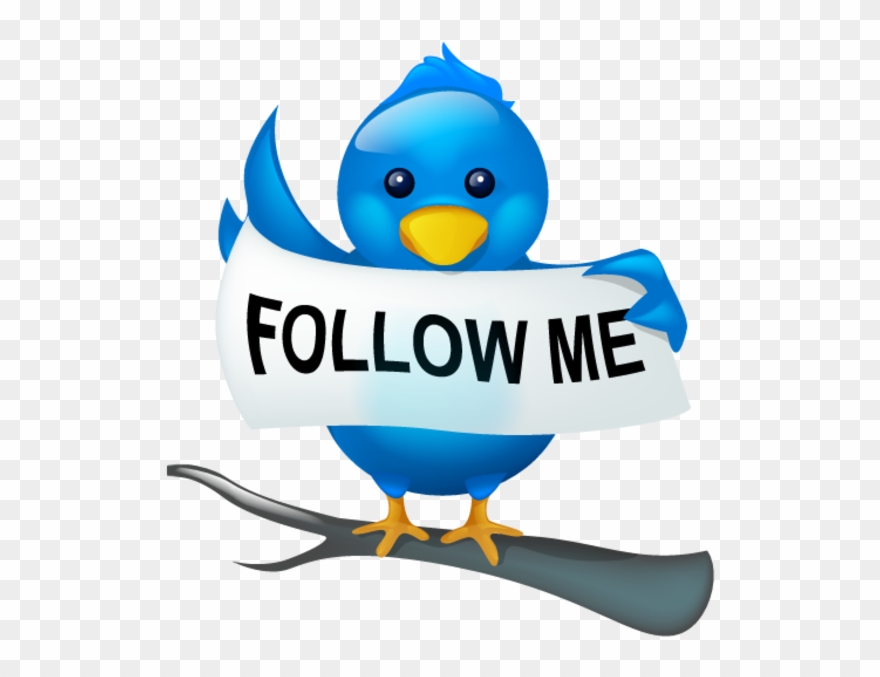 Free Follow Cliparts, Download Free Clip Art, Free - Twitter Icons - Png Download