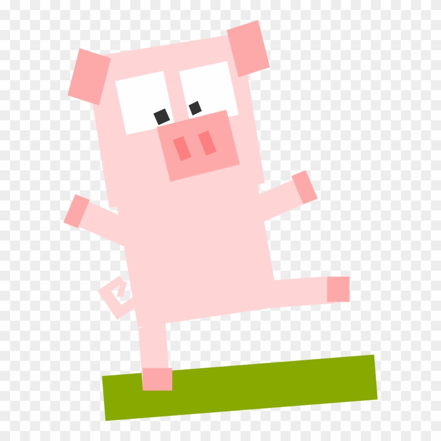Square Pig - Square Pigs Drawing Clipart