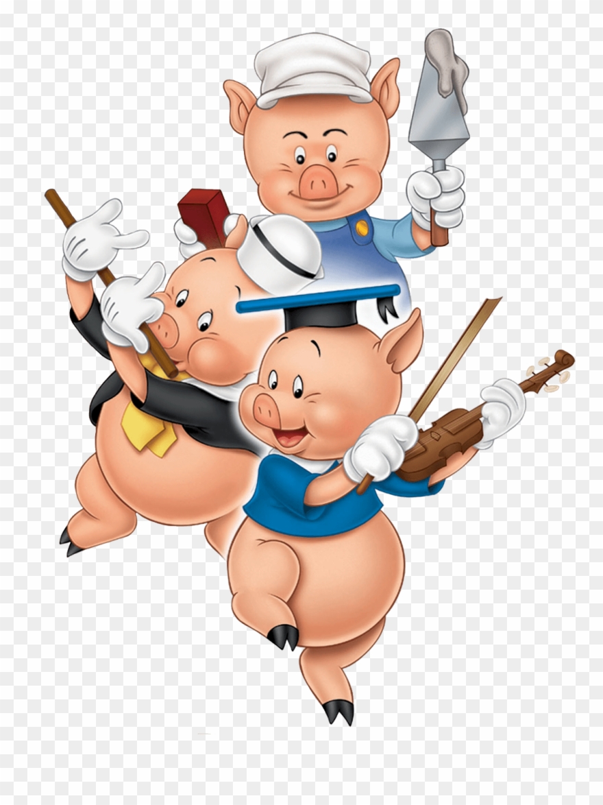 Three Little Pigs Clipart - Three Little Pigs Png Transparent Png