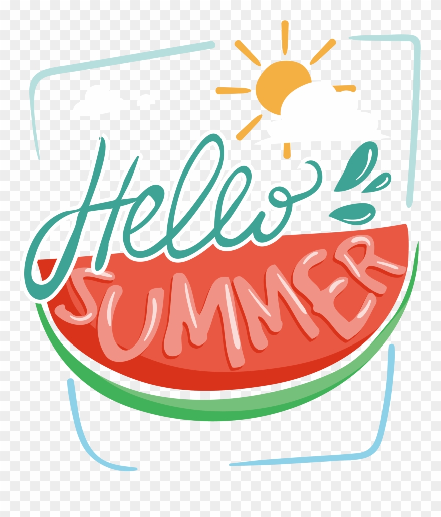 Star Soul Download Clip - Hello Summer Watermelon Png Transparent Png