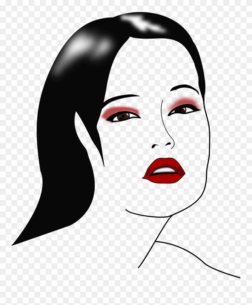 Lipstick Free Model Makeup - Woman Makeup Png Clipart Transparent Png