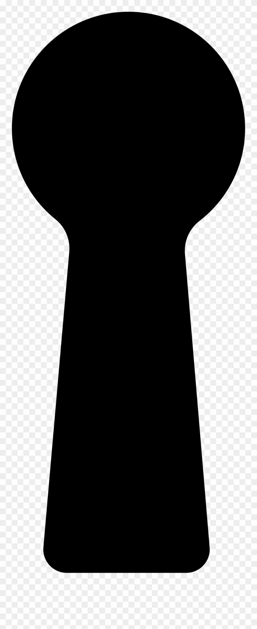 Clipart Symmetric Smooth Big Image Png - Keyhole Clipart Transparent Png