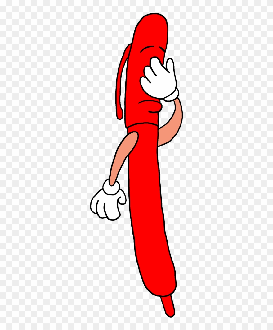 Red Pen - Red Pen Clip Art - Png Download