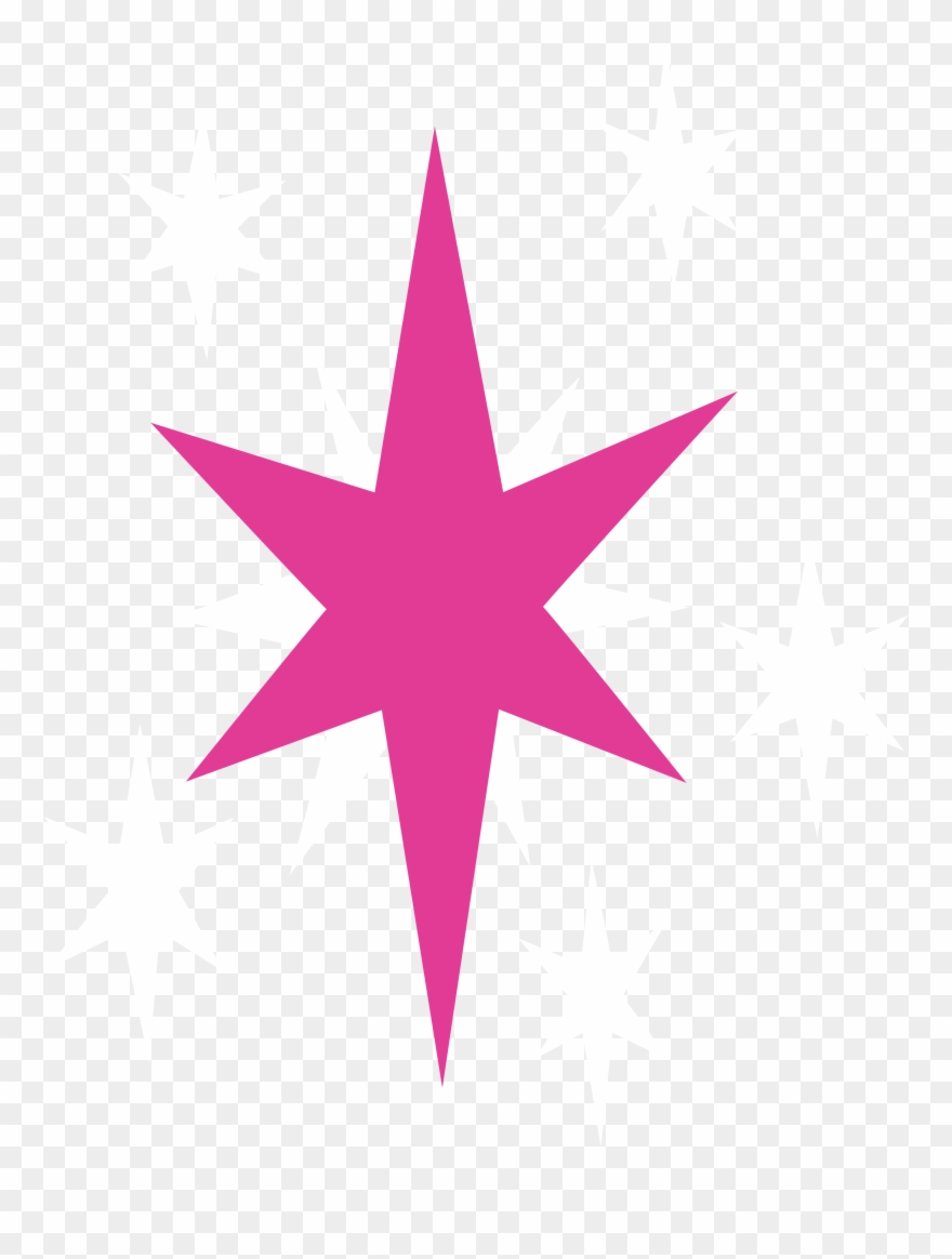 Twilight Sparkle Cutie Mark By Clipart - My Little Pony Cutie Mark Twilight Sparkle - Png Download