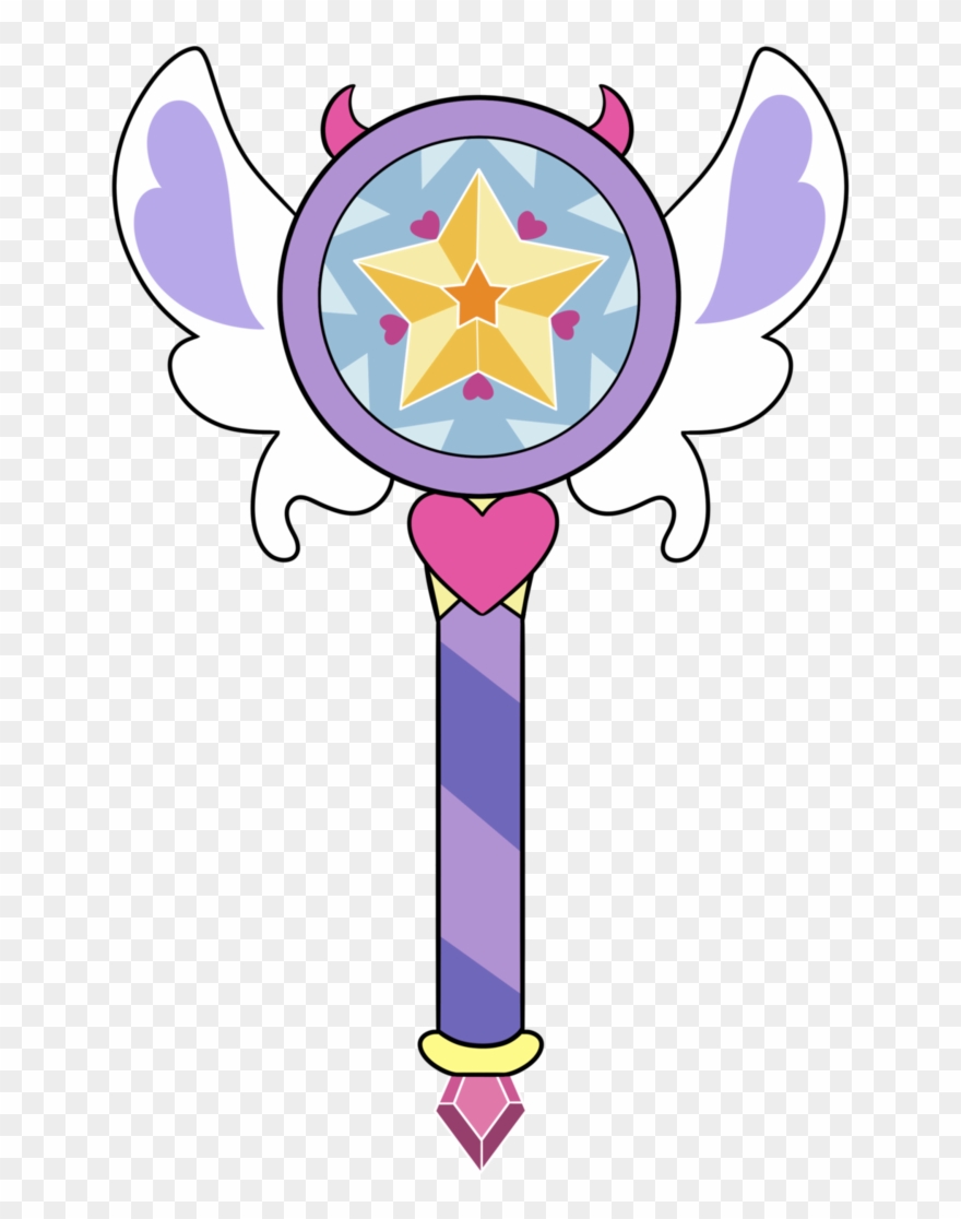 Sparkle Clipart Star Disney - Star Vs The Forces Of Evil Star's New Wand - Png Download