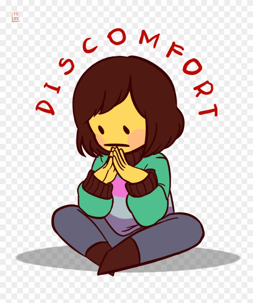 Vector Freeuse Library Collection Of Free Discomforted - Undertale You Re Filled With Discomfort Clipart