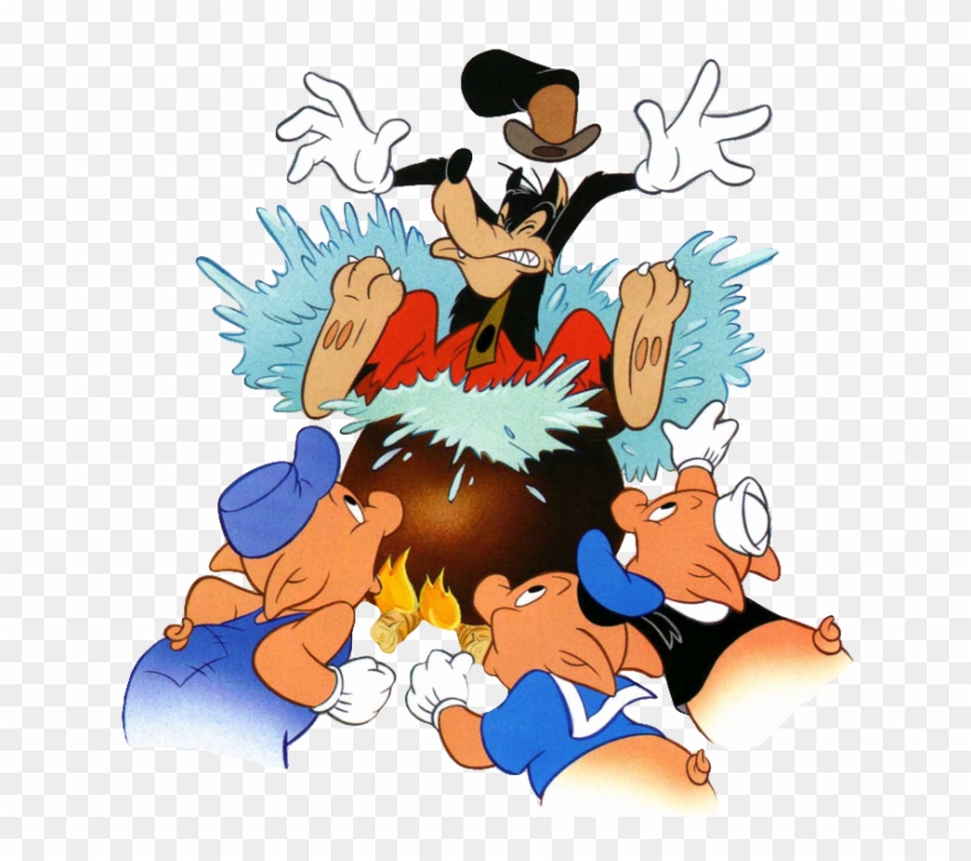 Los Tres Chanchitos Ilustraciones Canciones Infantiles - Los Tres Chanchitos Final Clipart