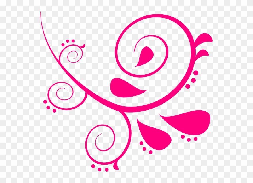 Swirl Vector Png Pink Clipart