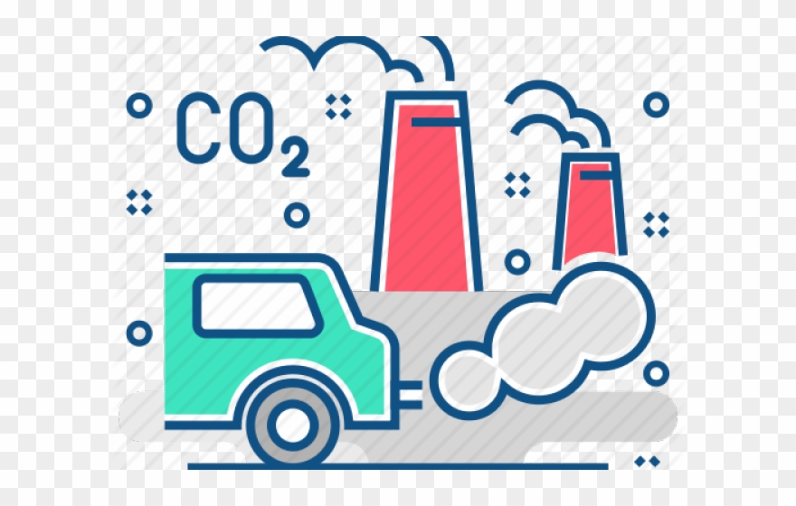 Smog Clipart Environmental Problem - Pollution - Png Download