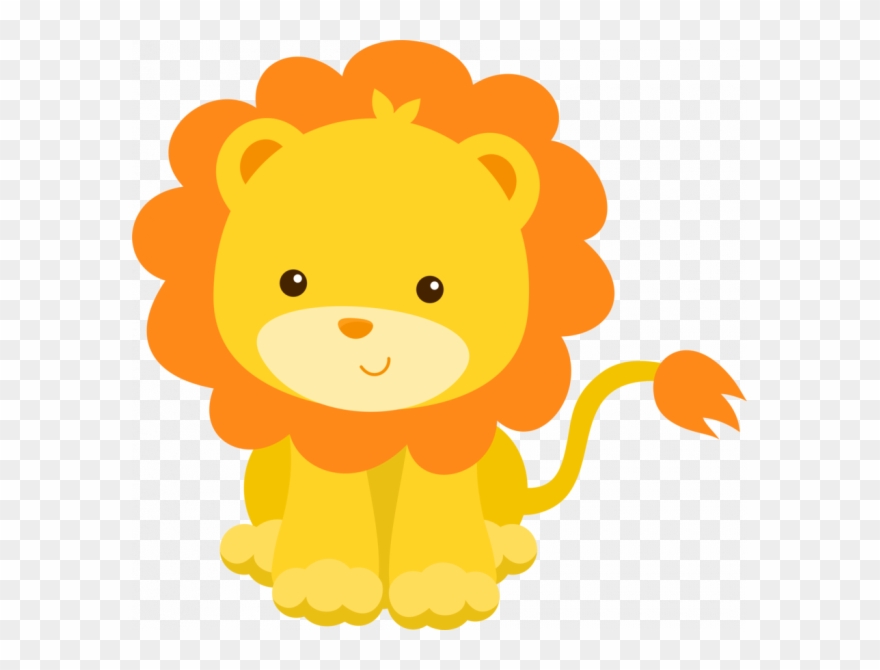 Medium Size Of Baby Shower Perfect Baby Zoo Animals - Cute Lion Clipart - Png Download