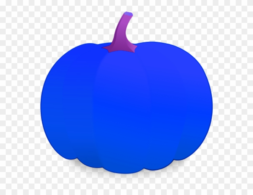 Blue Pumpkin Clipart - Pumpkin - Png Download
