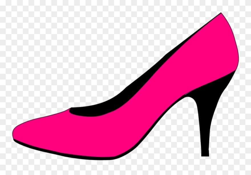 Heels Clipart Purple Sparkle - Salto Alto Rosa Desenho - Png Download