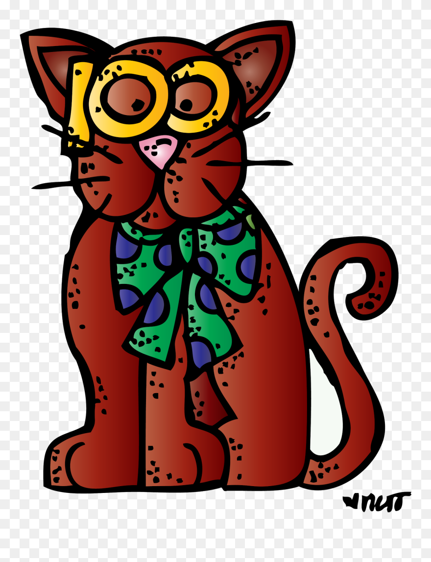 Busy Bees January - Melonheadz 100 Days Of School Clipart