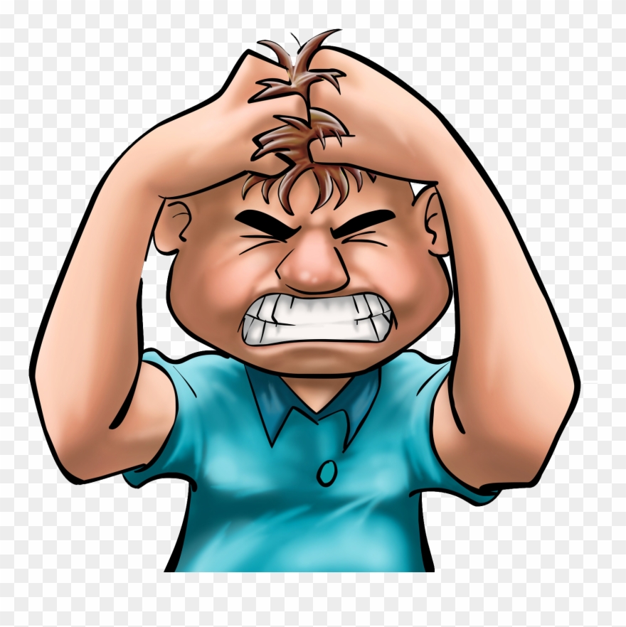 Anger Clipart Frustrated Kid Free Collection - Facts About Stress [book] - Png Download