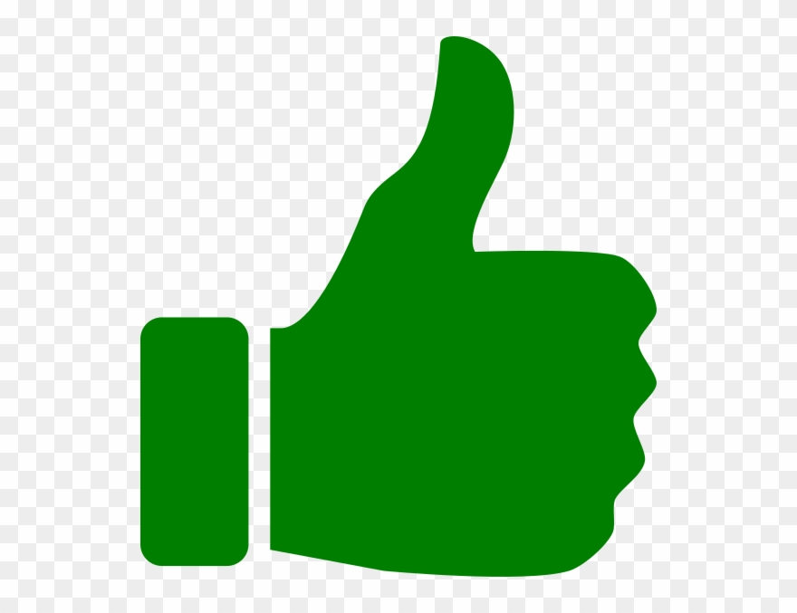 Thumbs Up Icon Green Th Clip Art - Green Thumbs Up Icon - Png Download