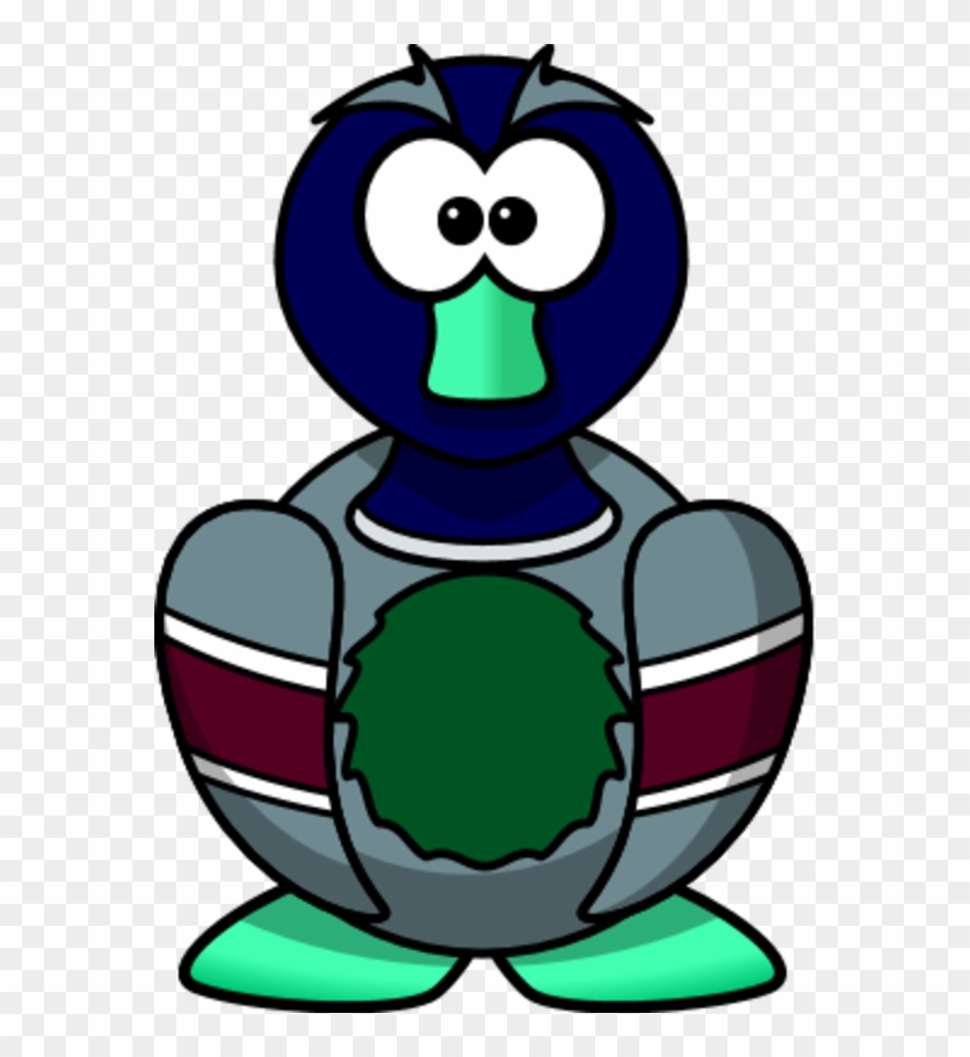 Mallard Bird Funny Comic Cartoon - Clipart Cartoon Platypus - Png Download