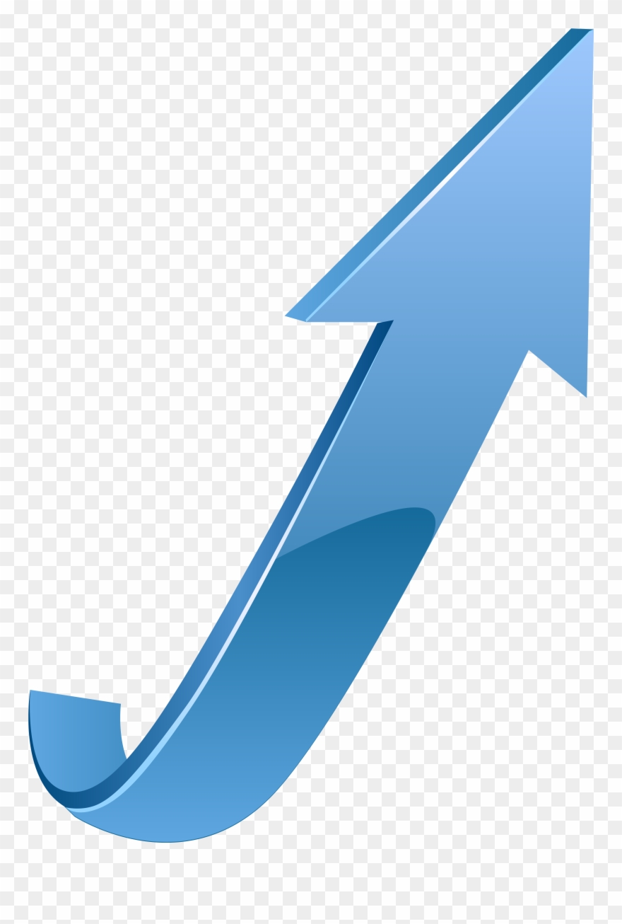 Blue Arrow Up Png Clipart