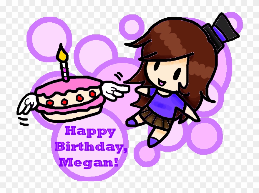 Happy Birthday, Megan By Babyabbiestar On Deviantart - Birthday Clipart