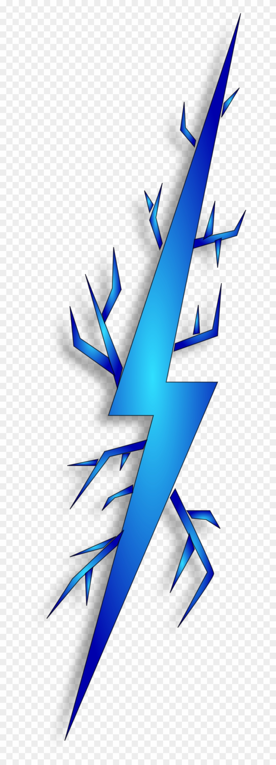 Clipart Big Lightning Bolt - Spark Clipart - Png Download