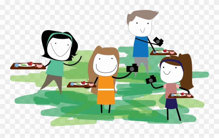 Picture Transparent Cafeteria Clipart Food Fight - Cartoon - Png Download