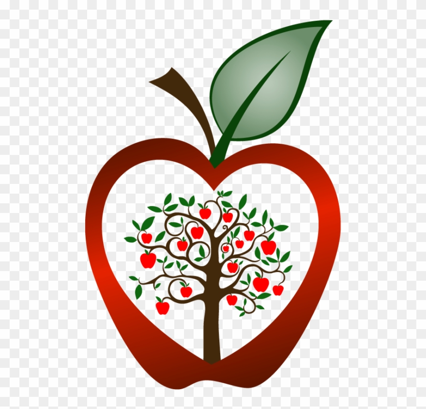 Apple Puns For Teachers - Teacher Appreciation Apple Png Clipart