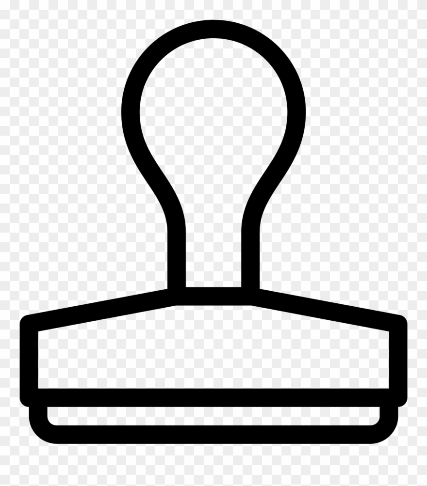 Eraser Clipart Rubber Material - Stamp Icon - Png Download