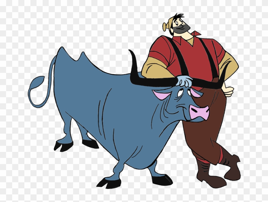Paul Bunyan Clipart - Paul Bunyan And Babe Disney - Png Download