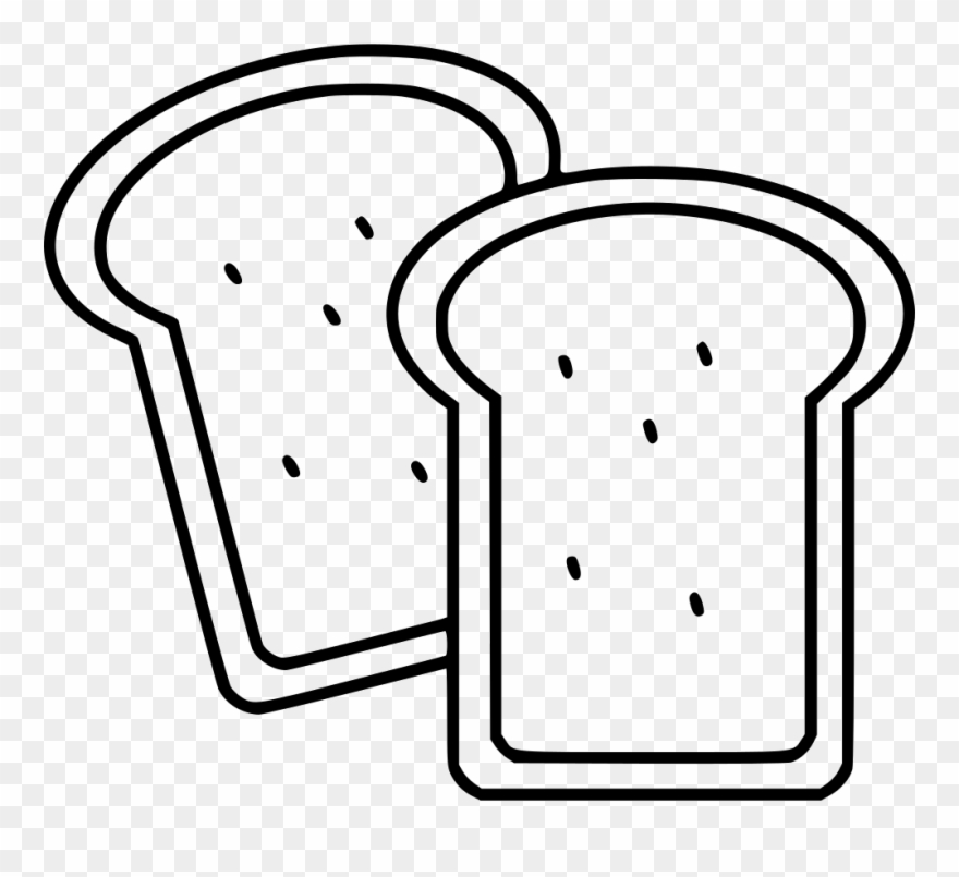 Transparent Toast Drawn Image Free Library - Toast Drawing Png Clipart