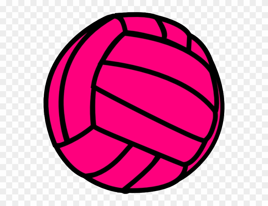 Volleyball Clipart Glitter - Pink Volleyball Clipart - Png Download
